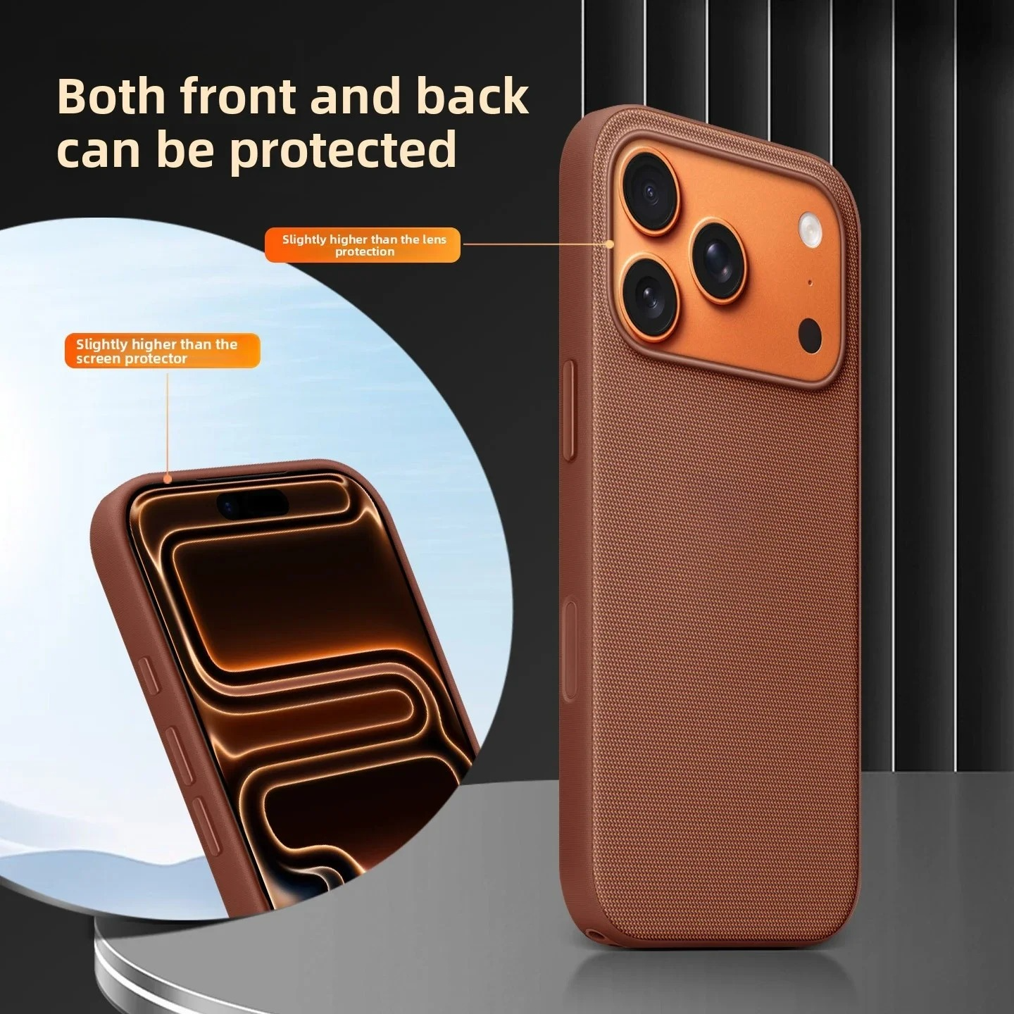 Premium iPhone Case — MagSafe Magnetic Business Cover with Wireless Charging, Full Protection, Durable Polyester Fiber Design