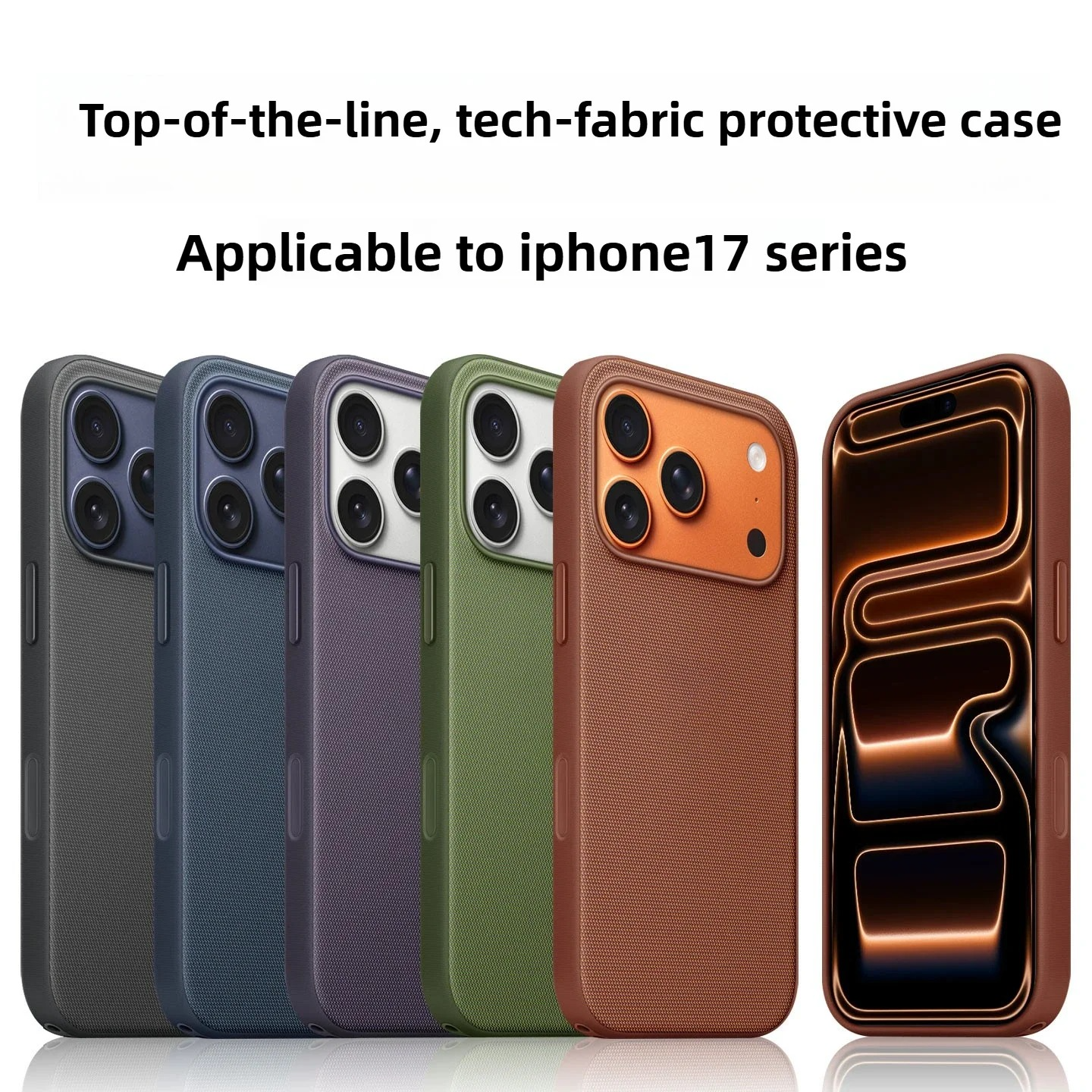 Premium iPhone Case — MagSafe Magnetic Business Cover with Wireless Charging, Full Protection, Durable Polyester Fiber Design