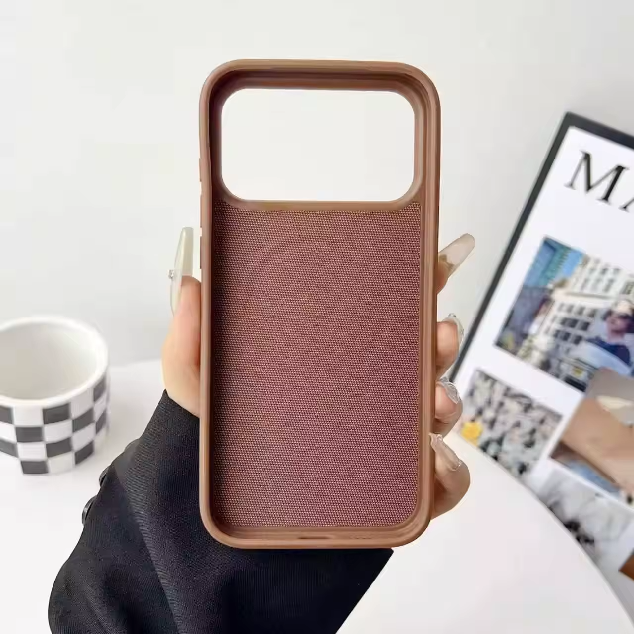 Premium iPhone Case — MagSafe Magnetic Business Cover with Wireless Charging, Full Protection, Durable Polyester Fiber Design