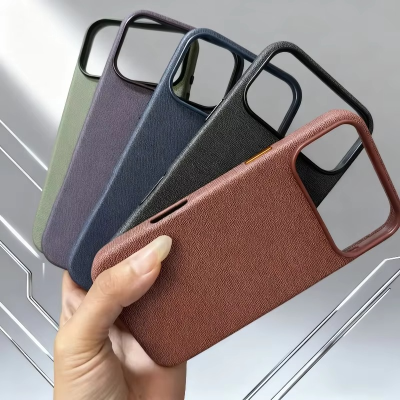 Premium iPhone Case — MagSafe Magnetic Business Cover with Wireless Charging, Full Protection, Durable Polyester Fiber Design
