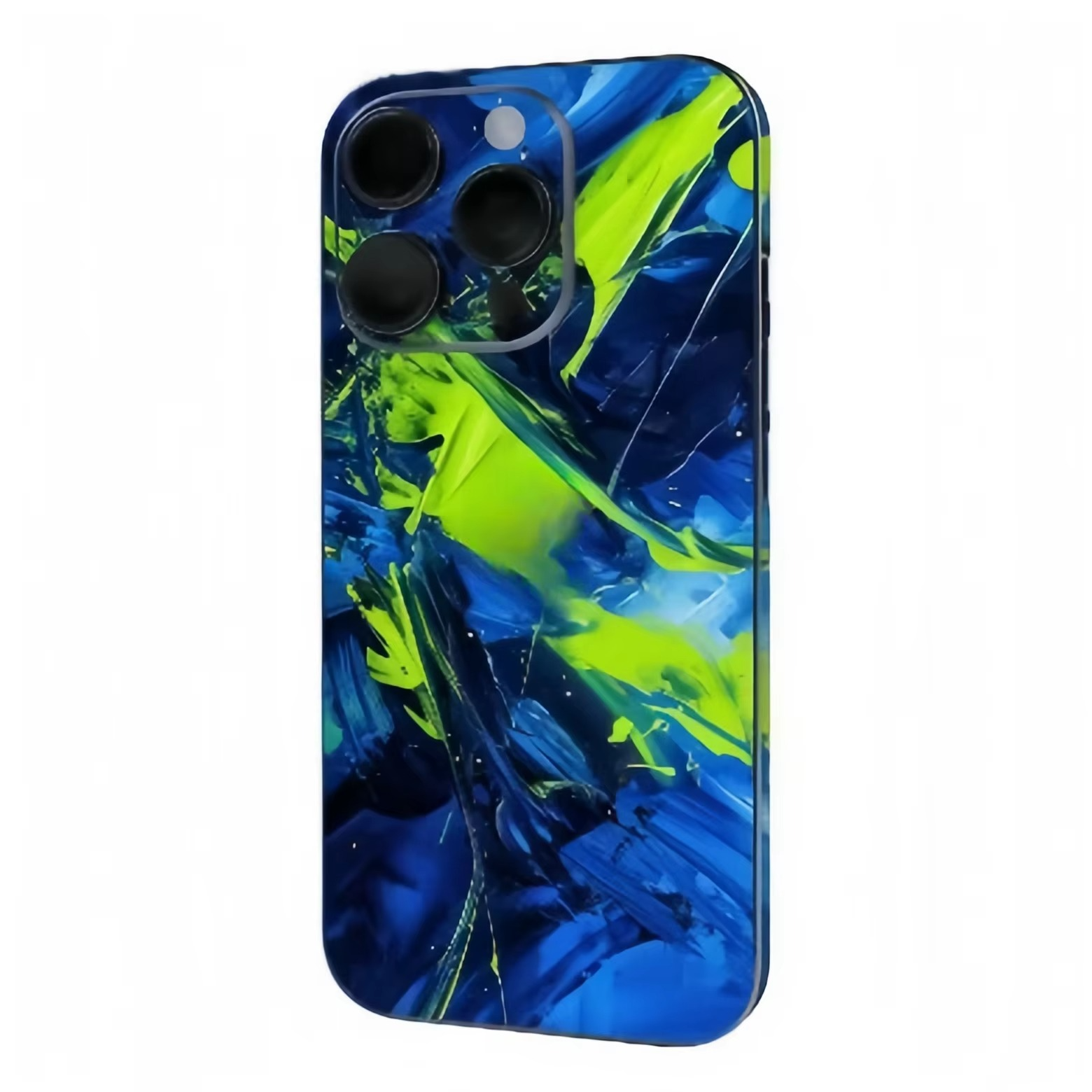 Premium iPhone Case — Matte Skin Wrap Back Film with Hydrogel Side-Frame Protection & Ultra-Thin Scratch-Resistant Decal Design