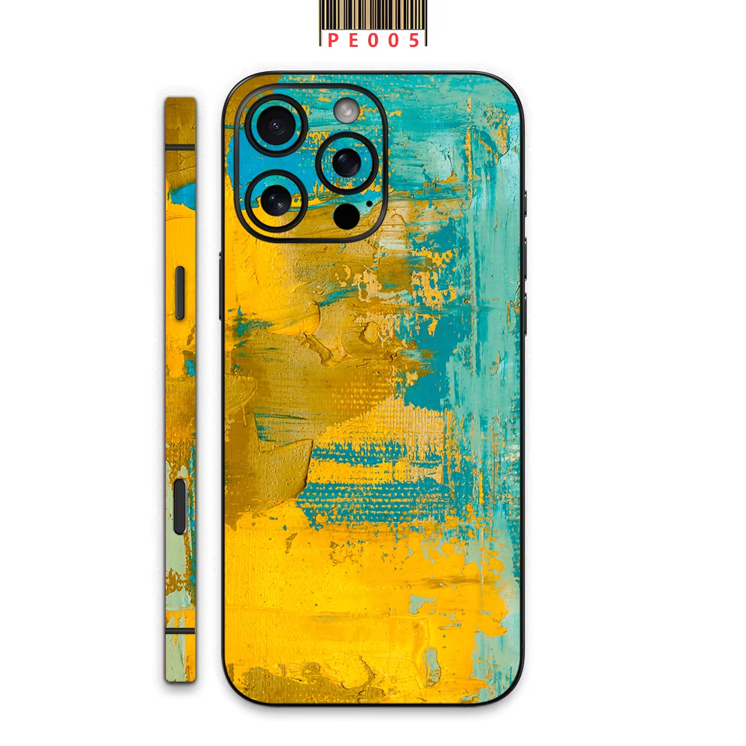 Premium iPhone Case — Matte Skin Wrap Back Film with Hydrogel Side-Frame Protection & Ultra-Thin Scratch-Resistant Decal Design