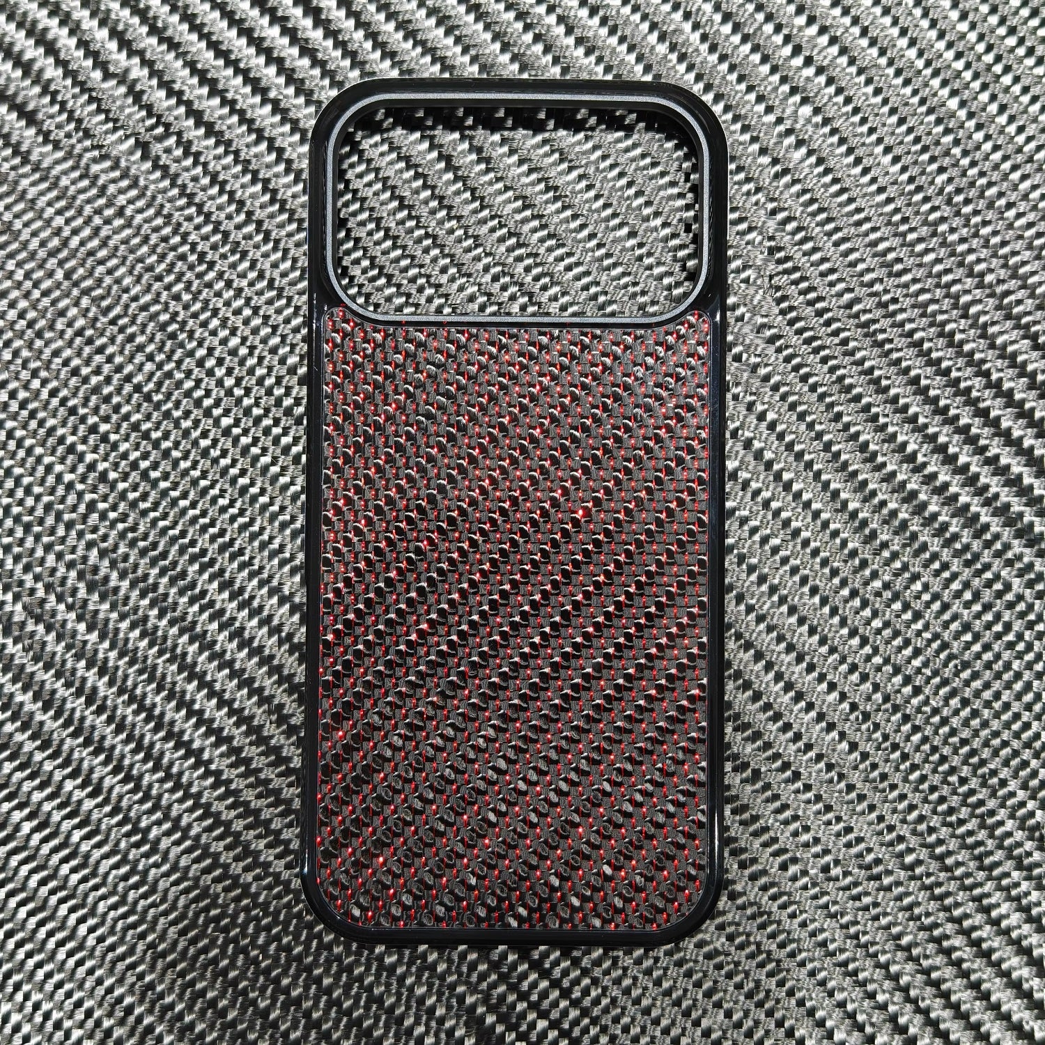 Premium iPhone Case — Real Woven Carbon Fiber MagSafe Cover with Shockproof Dual-Layer Full-Coverage Protection & Lightweight Non-Slip Design