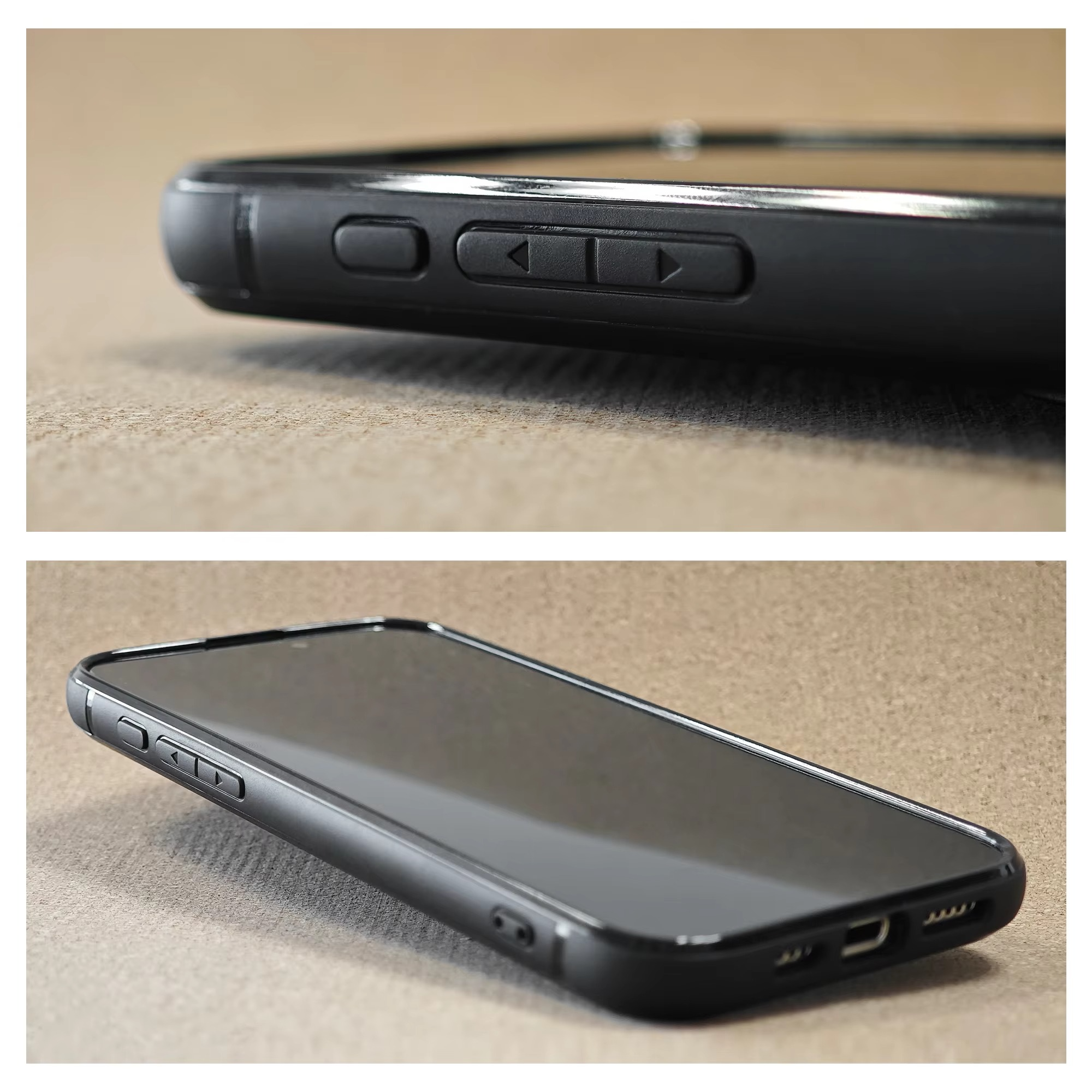 Premium iPhone Case — Shockproof Half-Wrapped Quad-Style Bike Mount Holder, Tough Nylon + PC/TPU, Anti-Scratch, Non-Slip Cover