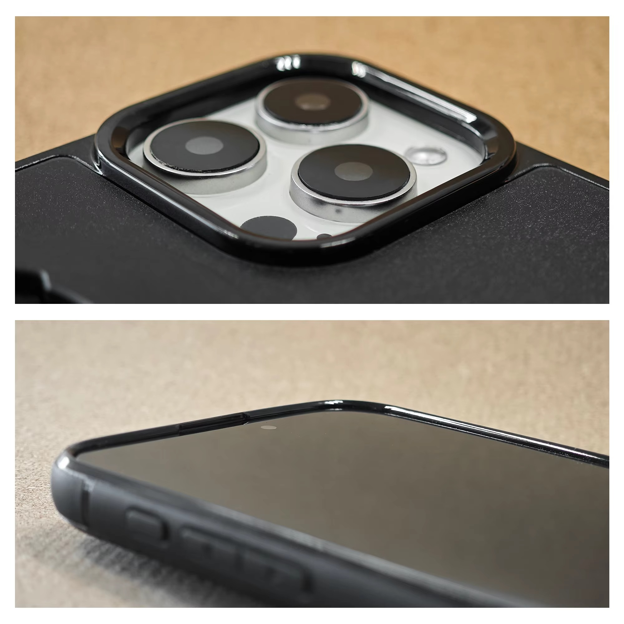 Premium iPhone Case — Shockproof Half-Wrapped Quad-Style Bike Mount Holder, Tough Nylon + PC/TPU, Anti-Scratch, Non-Slip Cover