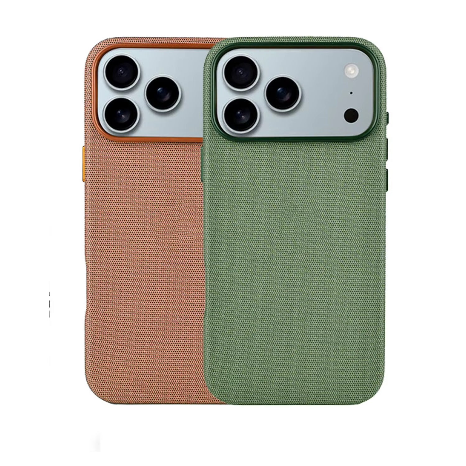 Premium iPhone Case — Woven MagSafe Strong Magnetic Cover with Wireless Charging, Anti-Fingerprint Non-Slip Waterproof Fabric Design