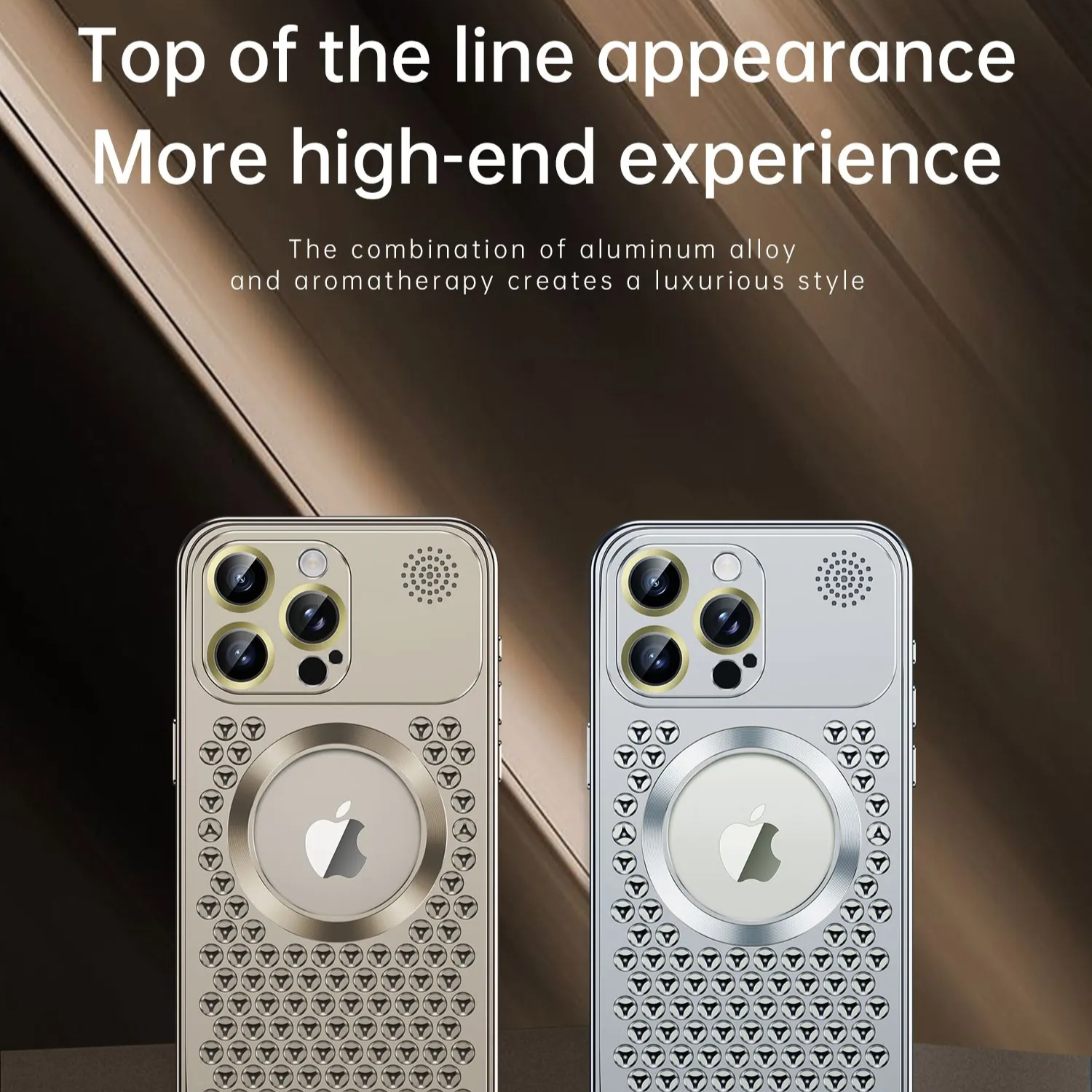 Premium iPhone Heat Dissipation Metal Case — Magnetic Aluminum Cover with MagSafe Compatibility, Dual Layer Shockproof Design, Slim Scratch-Resistant Protective Finish