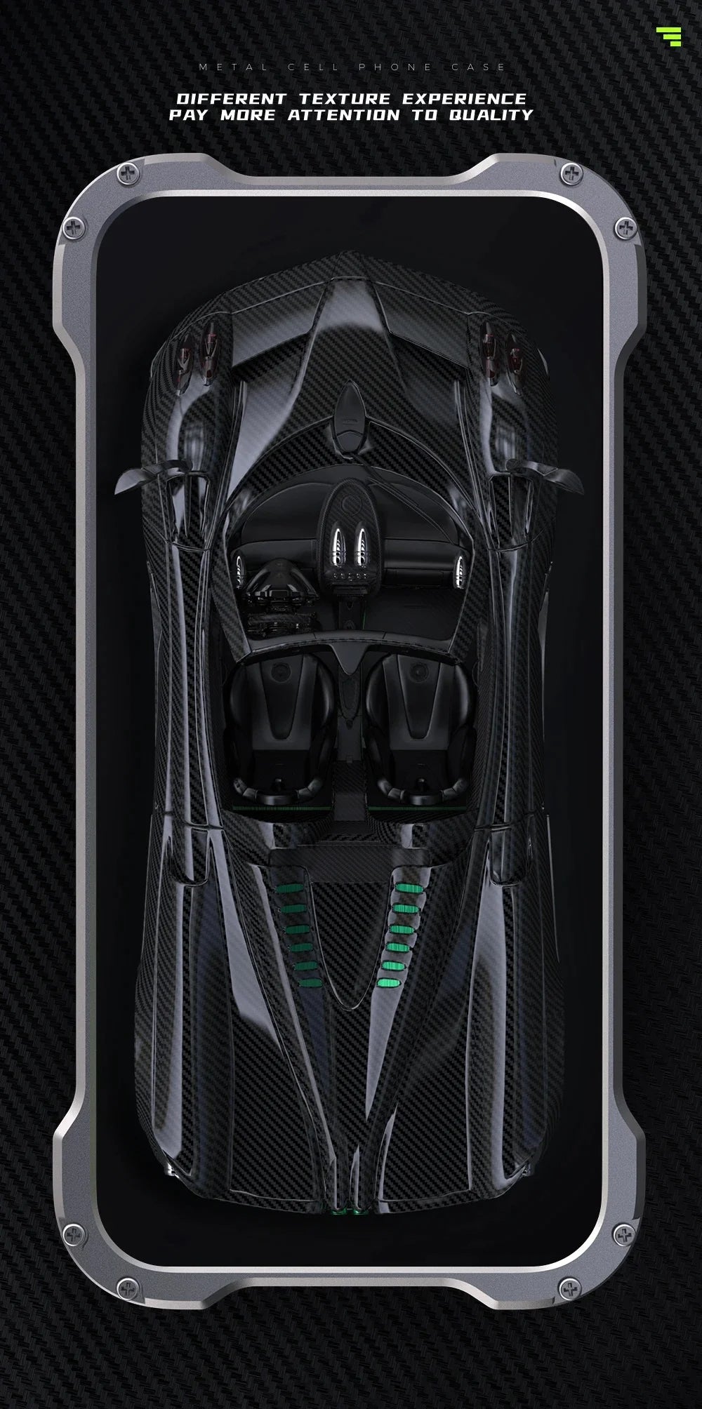 Rugged iPhone Case Carbon Fiber Magnetic Cover — Heavy Duty Metal Frame, MagSafe Wireless Charging Compatible, Shockproof Anti-Scratch Non-Slip Protection