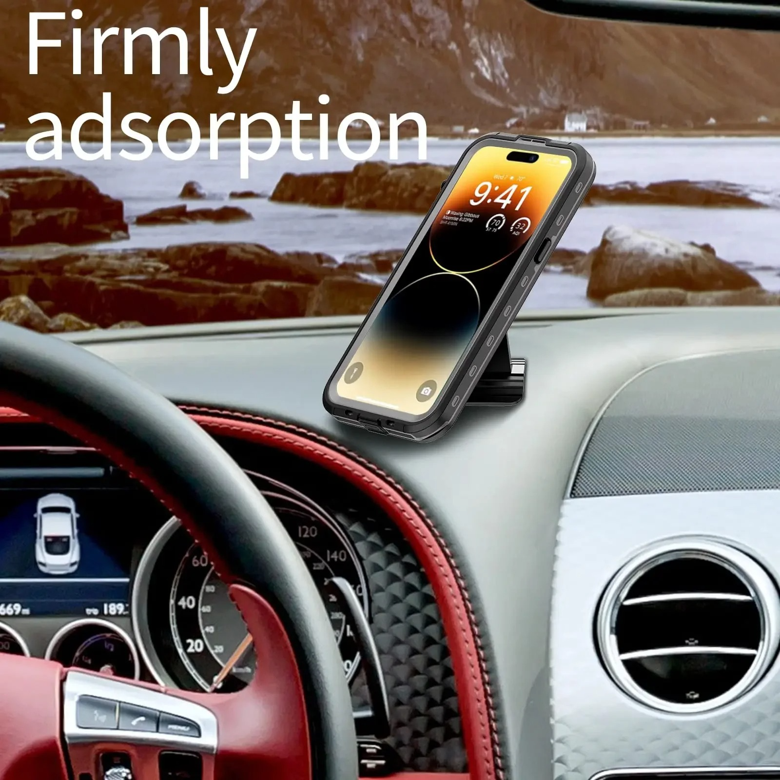 Rugged iPhone Case IP68 Waterproof MagSafe Cover — Full Body Protective Design for Diving and Swimming, Magnetic Shockproof Anti-Fingerprint Scratch-Resistant Finish