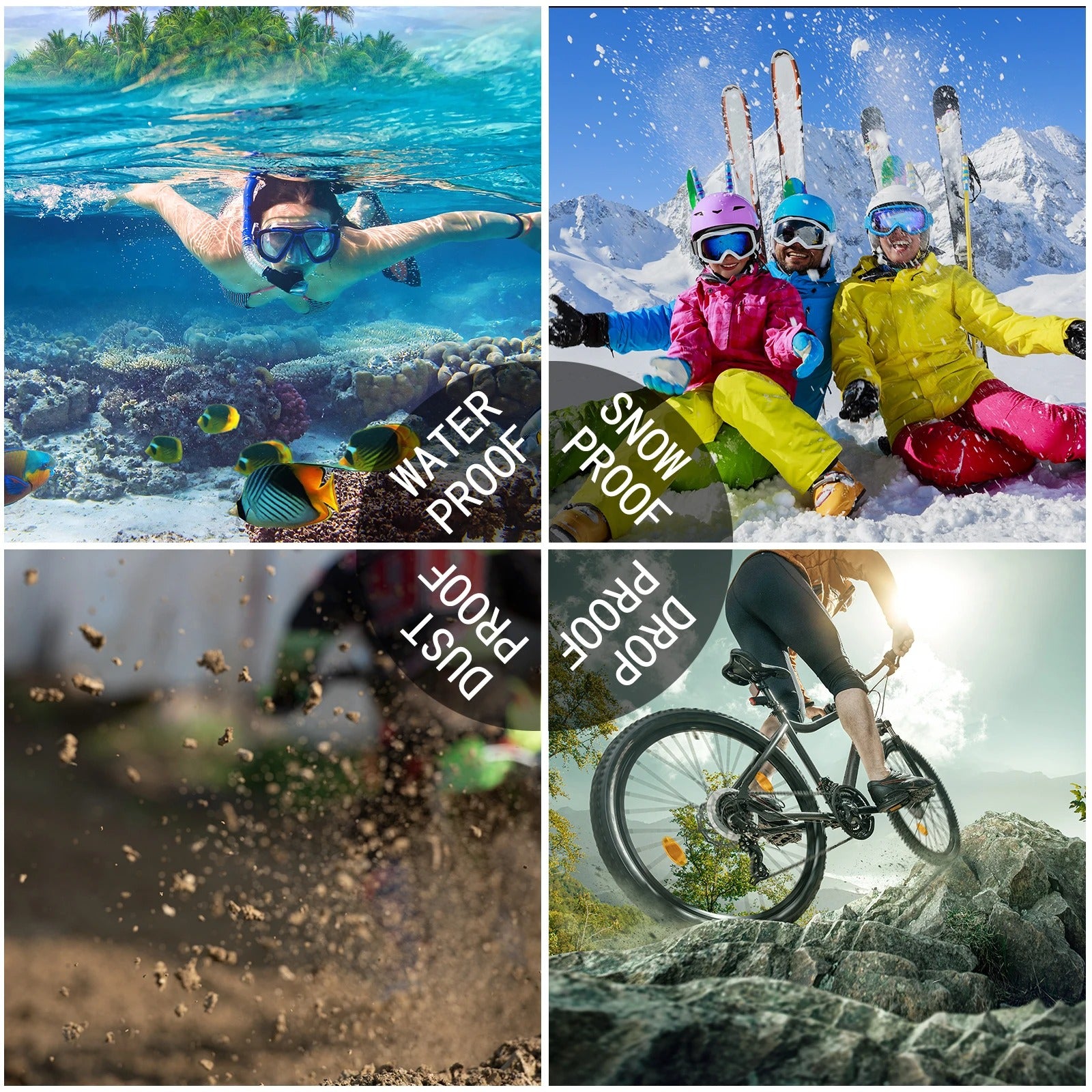 Rugged iPhone Case Shellbox Ultra-Thin Clear Cover — IP68 Waterproof Design with Hanging Rope, Transparent Anti-Fingerprint Scratch-Resistant Protection