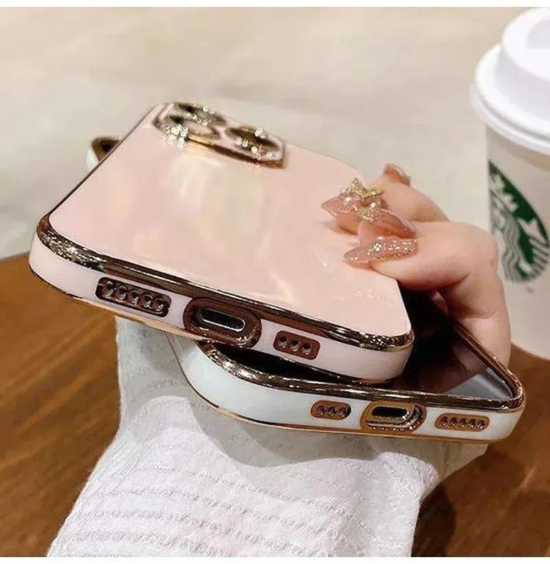 Luxury iPhone Case Solid Color Plating Cover — Soft Silicone Back, Slim Lightweight Design, Anti-Fingerprint Scratch-Resistant Finish, Stylish Minimalist Look