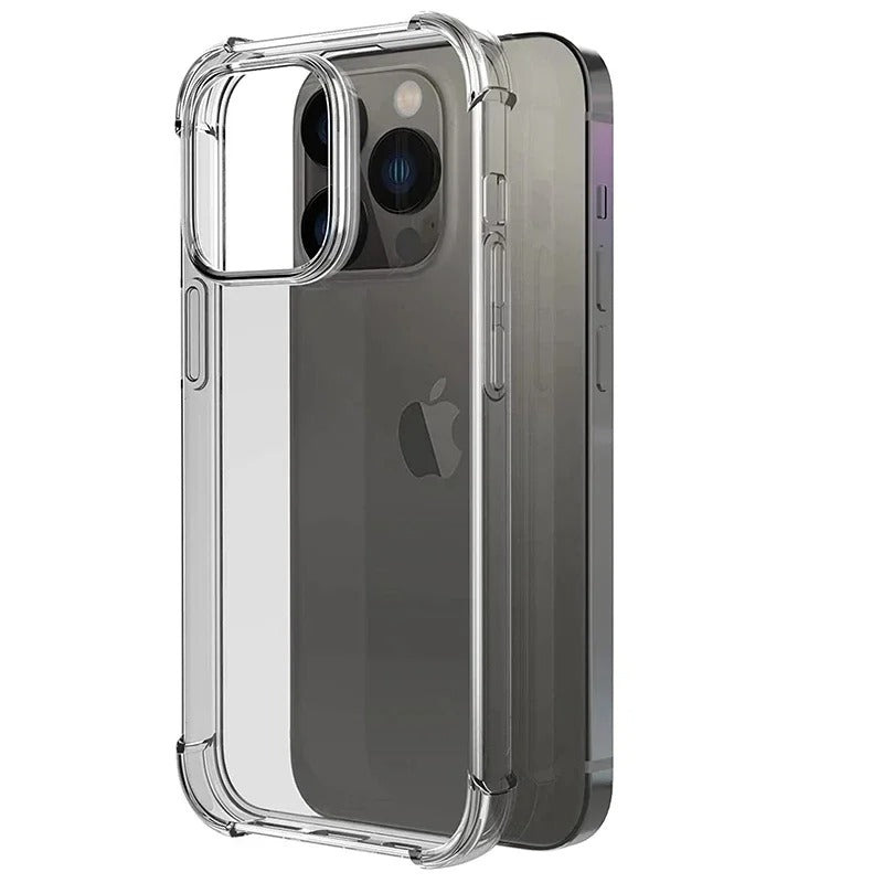 Ultra-Thin iPhone Case — Clear Silicone Full Coverage, Anti-Fingerprint, Anti-Scratch, Dustproof, Lightweight, Waterproof, Non-Slip Back Cover