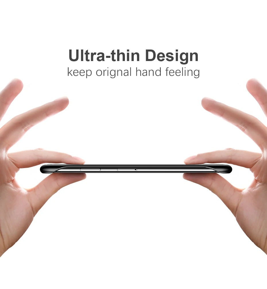 Ultra-Slim iPhone Case Frameless Matte Back Cover — TPU Edge with Hard PC Shell, Lightweight Anti-Fingerprint Design, Scratch-Resistant Non-Slip Protection