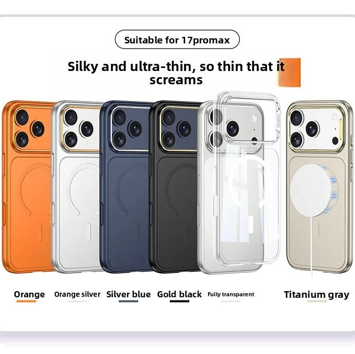 Ultra-Slim iPhone Case — AG Frosted Matte Magnetic Cover with MagSafe Support, Shockproof Anti-Fingerprint Lightweight Design & Soft Half-Wrapped Protection