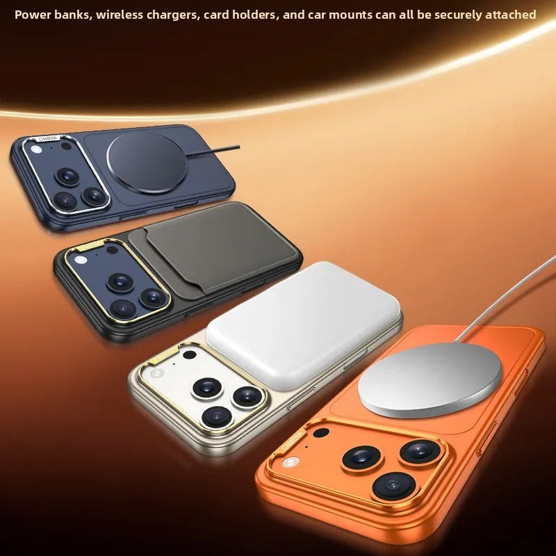 Ultra-Slim iPhone Case — AG Frosted Matte Magnetic Cover with MagSafe Support, Shockproof Anti-Fingerprint Lightweight Design & Soft Half-Wrapped Protection