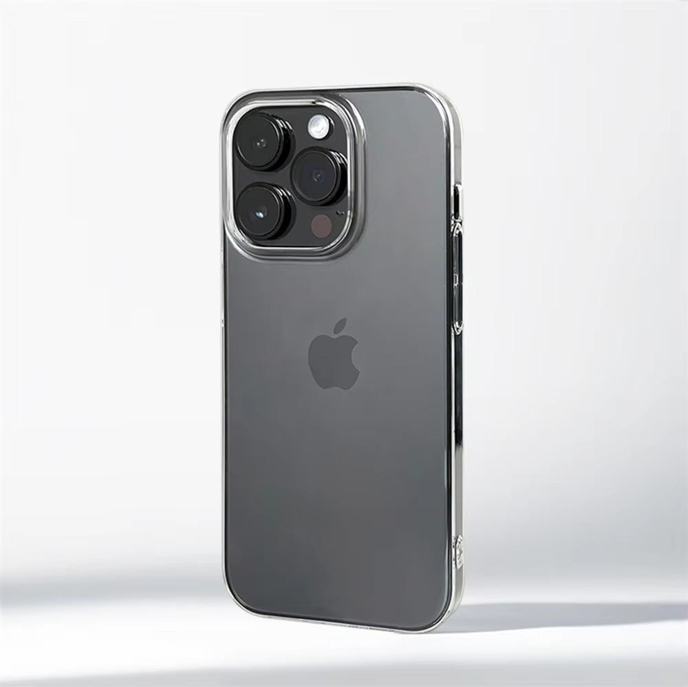 Ultra-Thin iPhone Matte Translucent Case — Silky Skin Slim Hard Cover, Lightweight Shockproof Design, Anti-Fingerprint Scratch-Resistant Clear Finish