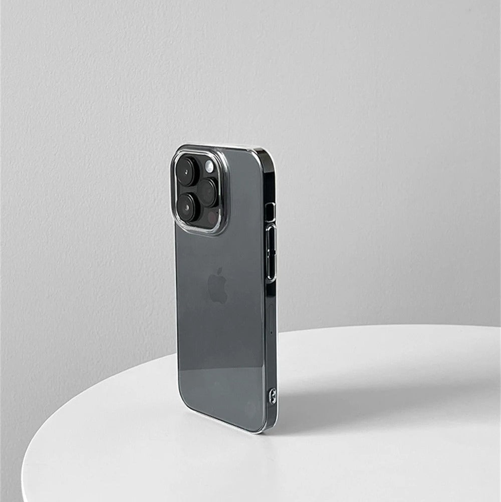 Ultra-Thin iPhone Matte Translucent Case — Silky Skin Slim Hard Cover, Lightweight Shockproof Design, Anti-Fingerprint Scratch-Resistant Clear Finish