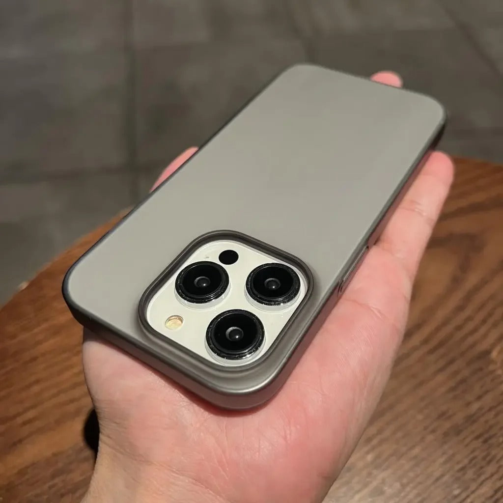 Ultra-Thin iPhone Matte Translucent Case — Silky Skin Slim Hard Cover, Lightweight Shockproof Design, Anti-Fingerprint Scratch-Resistant Clear Finish