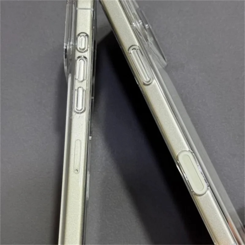 Crystal Transparent Magnetic iPhone Case — Shockproof Clear Cover, Anti-Fingerprint, Anti-Scratch, Dustproof, Lightweight Full Protection for Wireless Charging