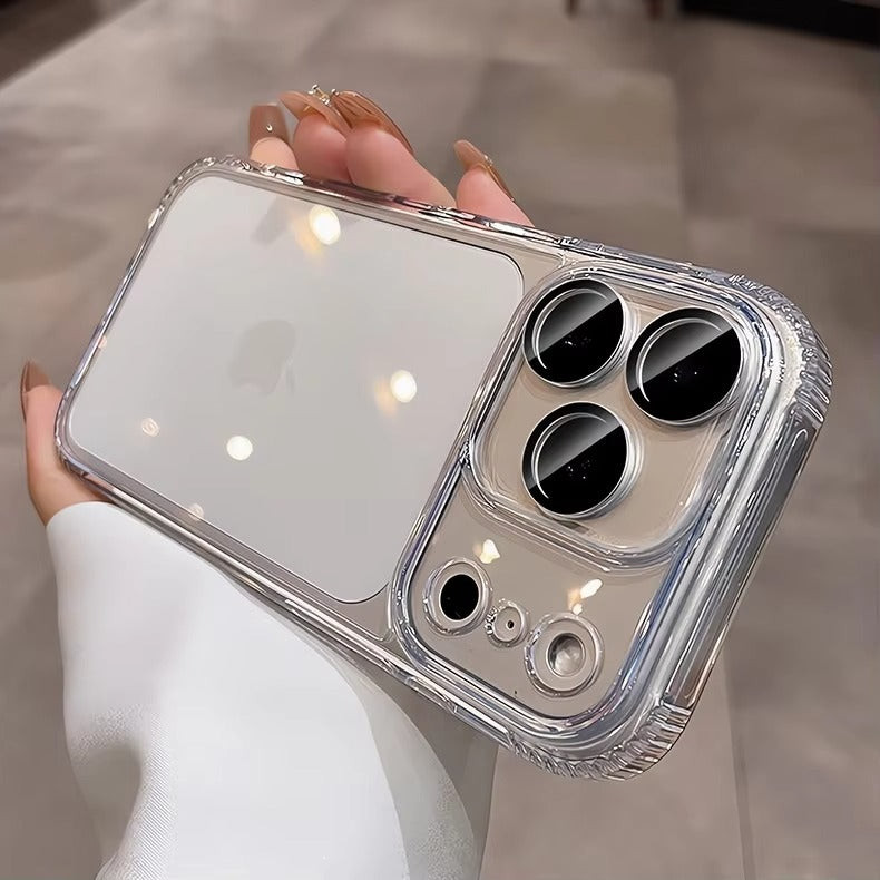 High-Clear iPhone Case — Transparent Magnetic Ultra-Thin PC Half-Wrapped Cover with Camera Control Button, Anti-Fingerprint, Anti-Scratch, Non-Slip, MagSafe Compatible Design