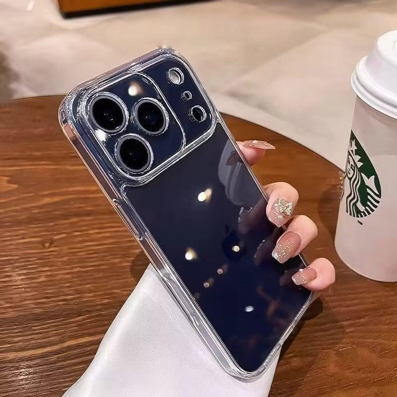 High-Clear iPhone Case — Transparent Magnetic Ultra-Thin PC Half-Wrapped Cover with Camera Control Button, Anti-Fingerprint, Anti-Scratch, Non-Slip, MagSafe Compatible Design