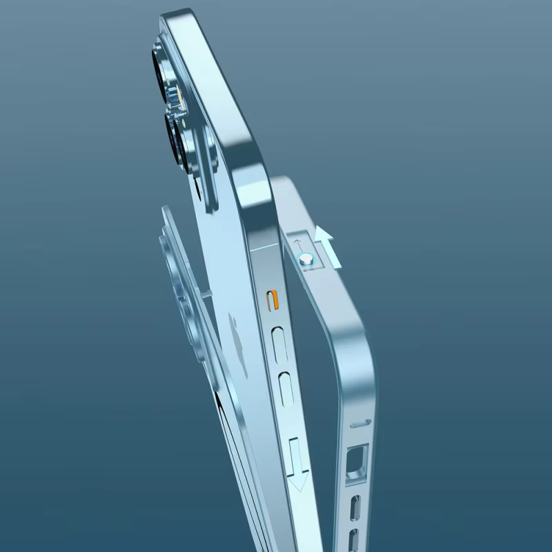 Luxury Aluminum Alloy Magnetic iPhone Case — Magsafe Wireless Charging, Full Coverage Shockproof Cover with Glass Lens, Matte Anti-Glare Finish