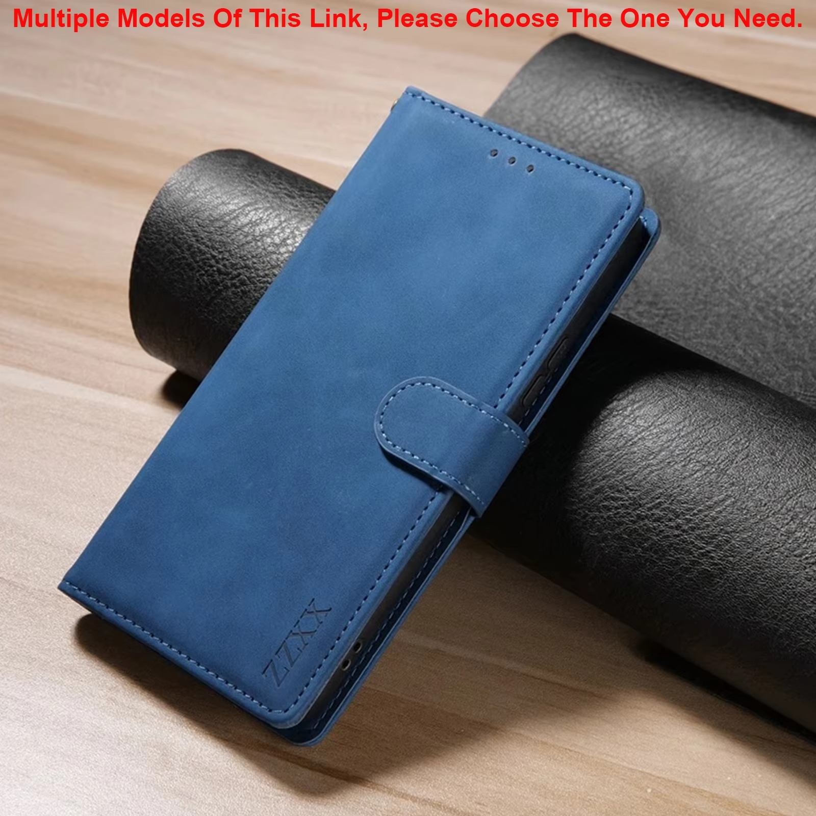 Luxury iPhone Case — Leather Magnetic Wallet Flip Cover with Card Slot Holder, Shockproof Anti-Fingerprint Anti-Scratch Non-Slip Full Protection