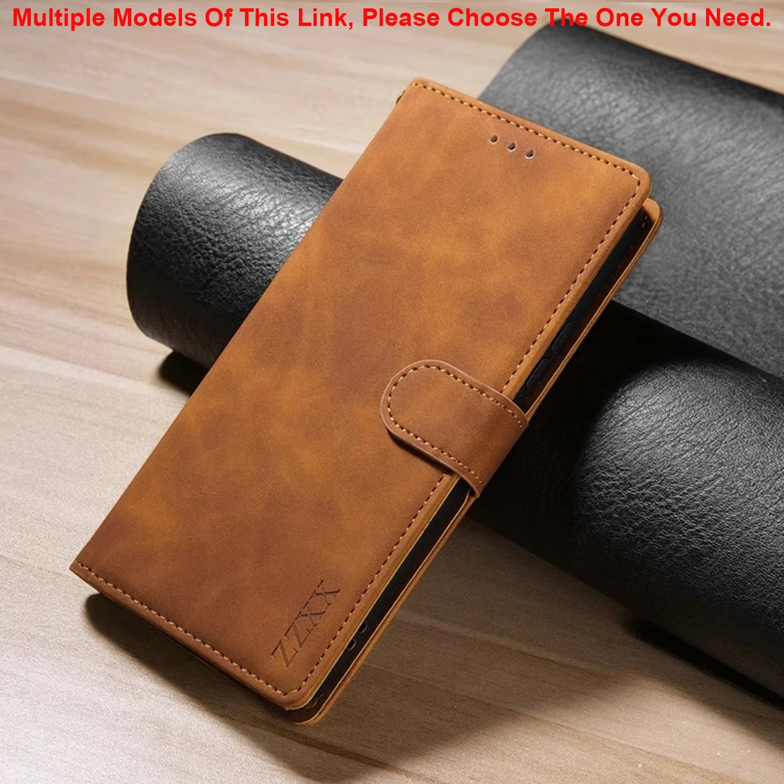 Luxury iPhone Case — Leather Magnetic Wallet Flip Cover with Card Slot Holder, Shockproof Anti-Fingerprint Anti-Scratch Non-Slip Full Protection