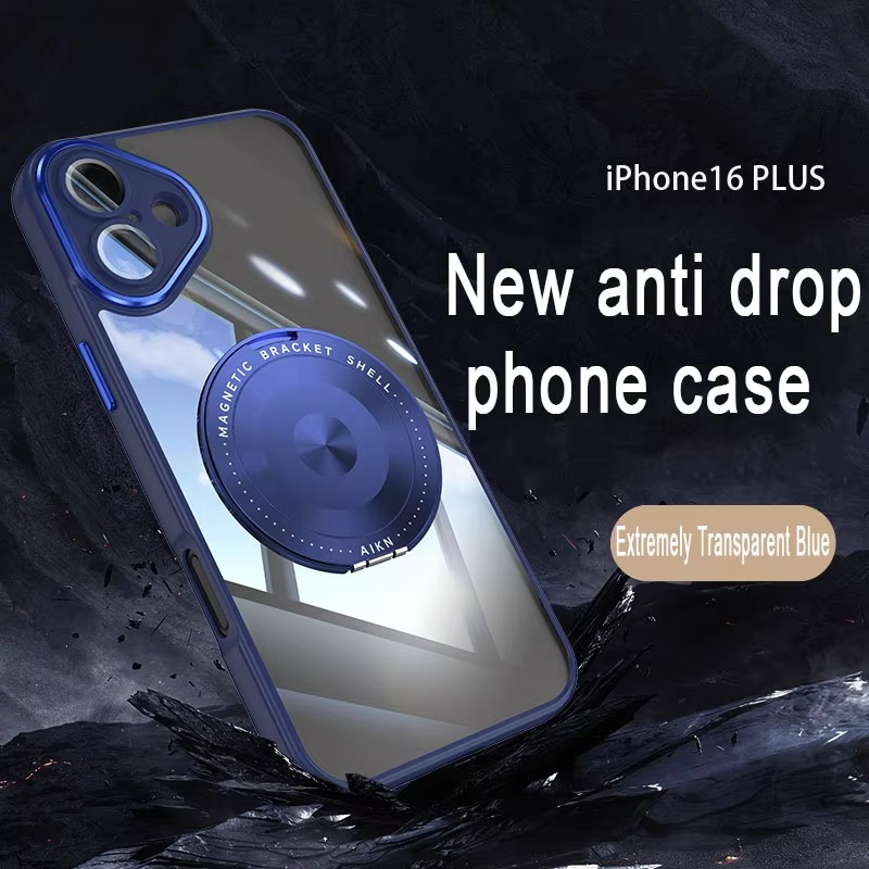 Premium Clear MagSafe iPhone Case — Neon Bumper Shockproof Armor, Wireless Charging Compatible, Anti-Scratch Transparent Protective Cover