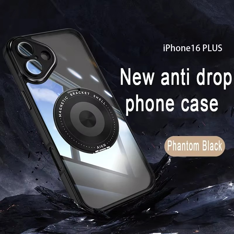 Premium Clear MagSafe iPhone Case — Neon Bumper Shockproof Armor, Wireless Charging Compatible, Anti-Scratch Transparent Protective Cover