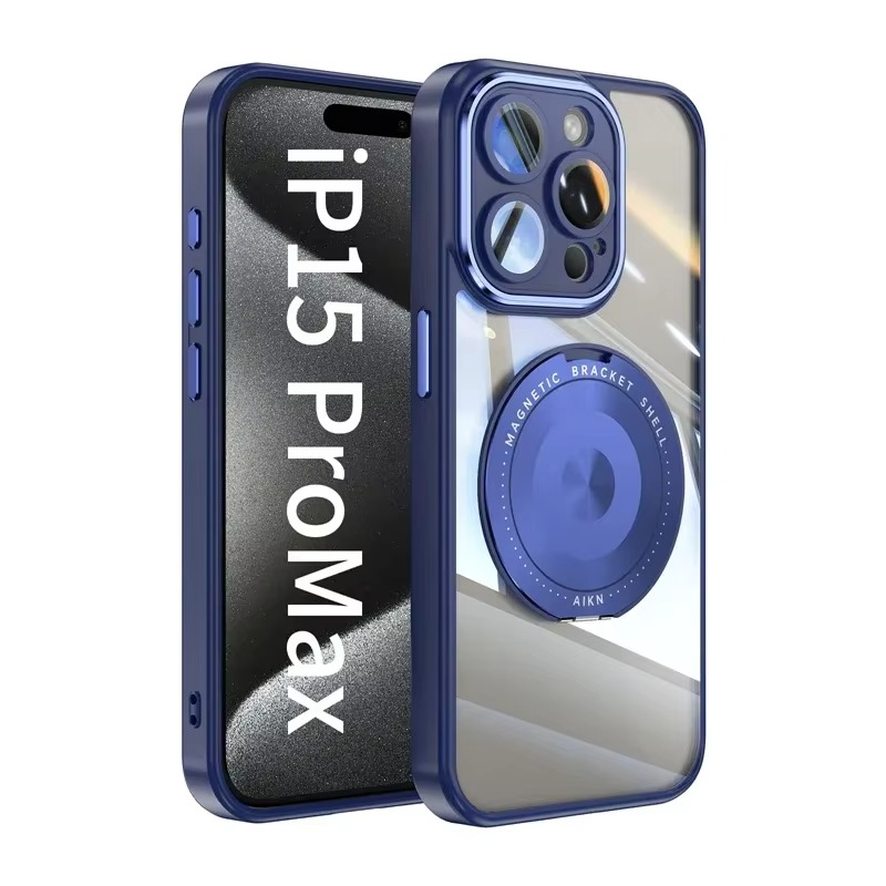 Premium Clear MagSafe iPhone Case — Neon Bumper Shockproof Armor, Wireless Charging Compatible, Anti-Scratch Transparent Protective Cover