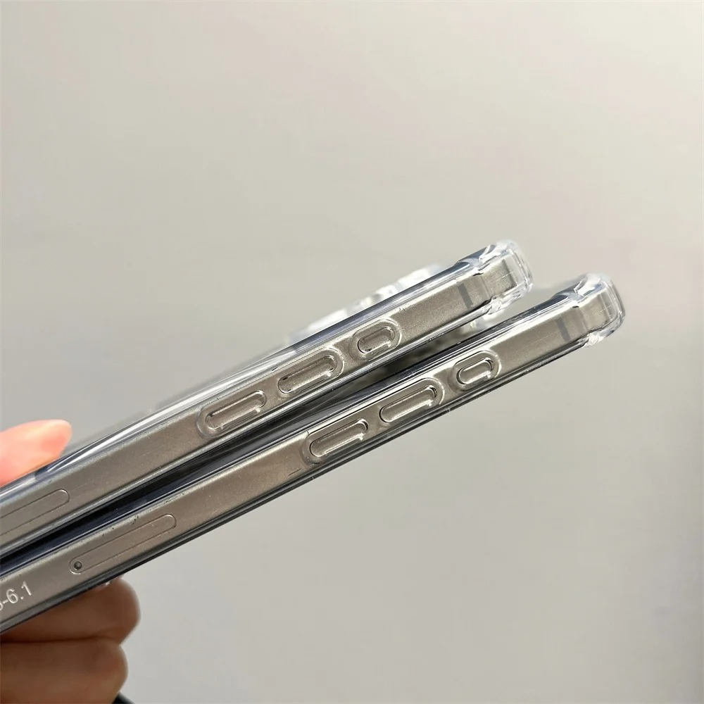 Luxury Magnetic Magsafe iPhone Case — Built-In Makeup Mirror, Thin Wireless Charging Cover, Anti-Fingerprint, Anti-Scratch, Dustproof, Lightweight