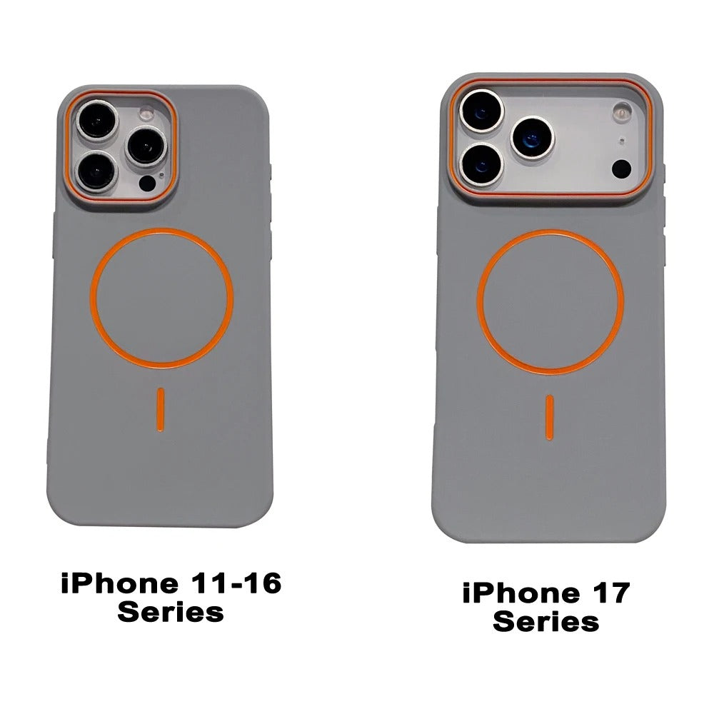 Luxury iPhone Case — Magnetic Matte Soft Shockproof Bumper with Anti-Fingerprint, Non-Slip, Full Coverage and MagSafe Wireless-Charging Compatibility