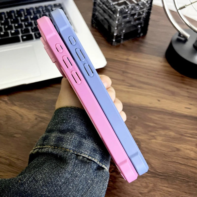 Luxury iPhone Case — Magnetic Shockproof Armor Bumper with Foldable Lens Stand Protection, Matte Anti-Fingerprint Finish, Secure Grip and Wireless-Charging Compatible Design