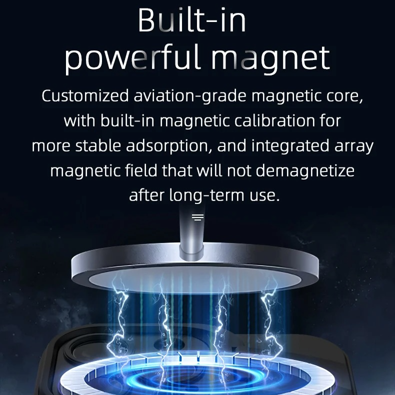 Luxury Magnetic iPhone Case — Adjustable Lens Mount Soft Silicone Cover, Shockproof, Anti-Fingerprint, Anti-Scratch, Dustproof, Non-Slip, Magsafe Compatible