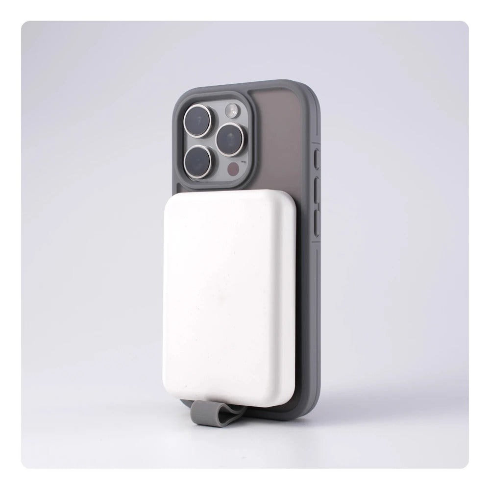 Luxury Magnetic iPhone Case with Strap and Stand — Matte Shockproof Cover, Non-Slip Grip, MagSafe Wireless Charging Ready, Textured Modern Design
