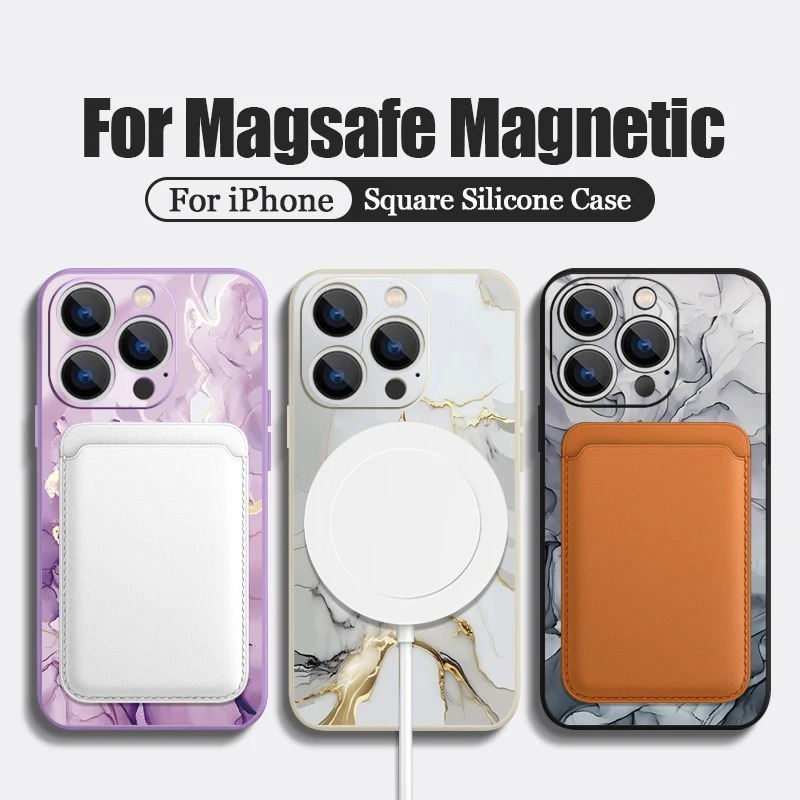 Luxury Marble Phone Case Soft Silicone Cover — Stylish Lanyard Design, Shockproof Protection, Anti-Fingerprint Scratch-Resistant Matte Finish