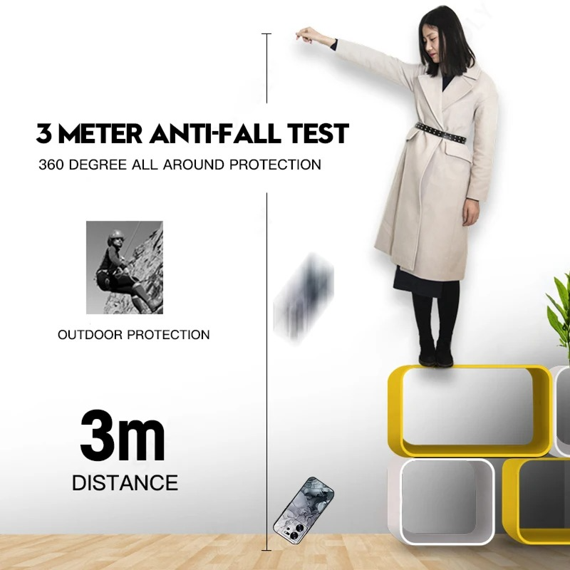 Luxury Marble Phone Case Soft Silicone Cover — Stylish Lanyard Design, Shockproof Protection, Anti-Fingerprint Scratch-Resistant Matte Finish