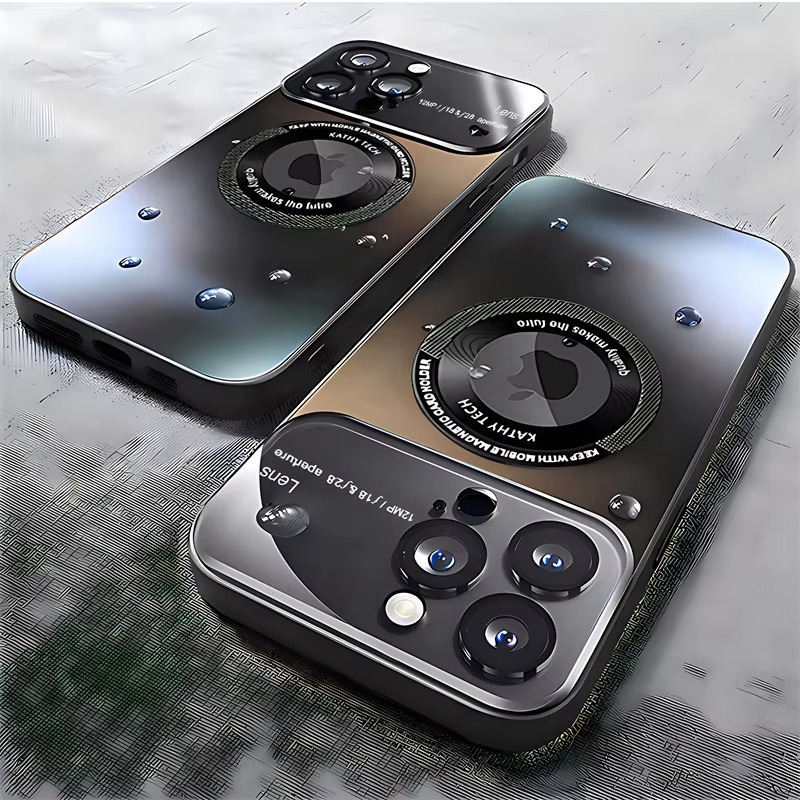 Luxury Matte Magnetic iPhone Case — Magsafe Wireless Charging, Lens Protection, Shockproof, Anti-Fingerprint, Anti-Scratch, Dustproof Full Coverage Cover