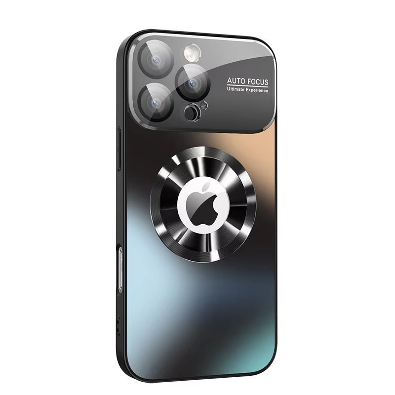 Luxury Titanium Metallic Matte iPhone Case — Magnetic Magsafe Compatible, Lens Protection, Anti-Fingerprint, Anti-Scratch, Dustproof, Lightweight Cover