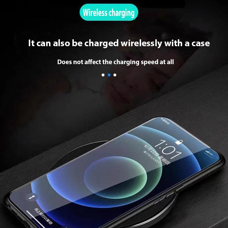 Luxury iPhone Case Circle Orchid Design — Tempered Glass Back Cover with TPU Frame, Slim Shockproof Protection, Anti-Fingerprint Scratch-Resistant Finish