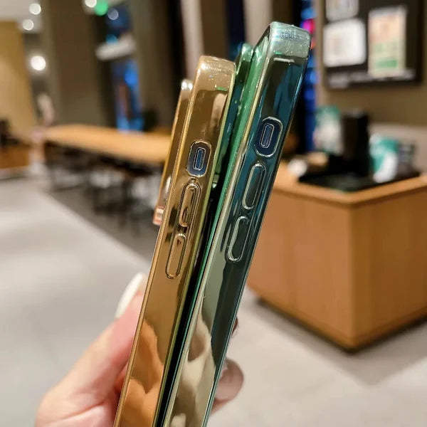 Luxury iPhone Case Transparent Magnetic Frameless Cover — Aluminum Alloy Frame, Slim Anti-Drop Shockproof Design, Scratch-Resistant Non-Slip Finish