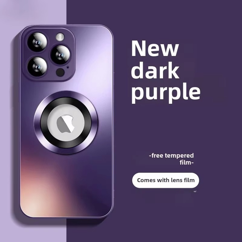 Luxury iPhone Case MagSafe Compatible Matte Cover — Magnetic Shockproof Design with Camera Protection, Wireless Charging Support, Slim Anti-Fingerprint Finish