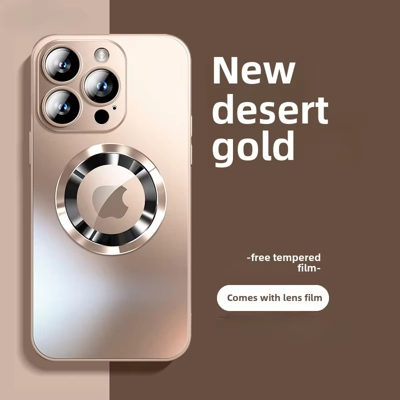 Luxury iPhone Case MagSafe Compatible Matte Cover — Magnetic Shockproof Design with Camera Protection, Wireless Charging Support, Slim Anti-Fingerprint Finish