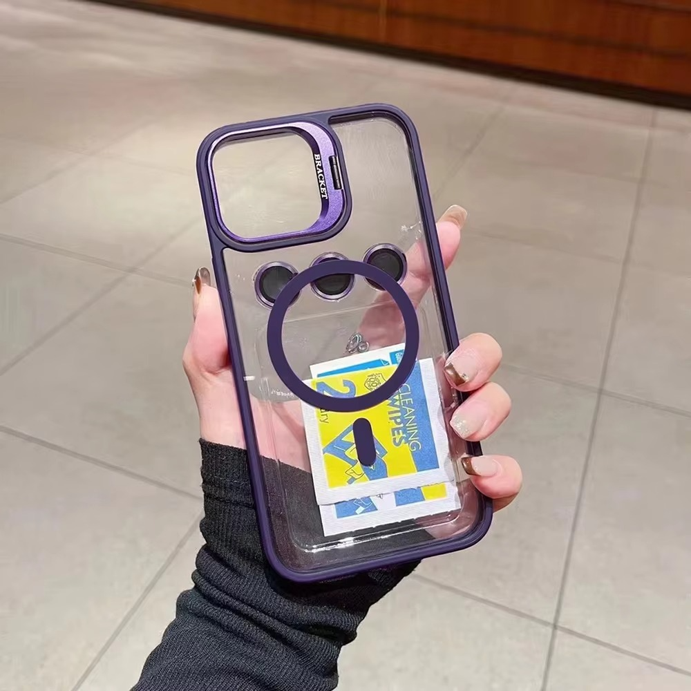 Luxury iPhone Case MagSafe Compatible Shockproof Cover — Full Protection Silicone, Glass Lens Guard, Anti-Fingerprint, Anti-Scratch, Lightweight, Non-Slip