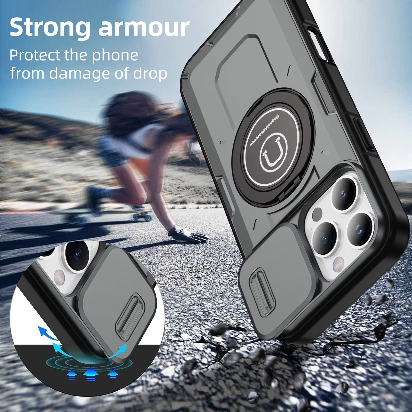 Luxury iPhone Case Plating Leather Back Cover — Full Lens Protection, Shockproof Anti-Fingerprint Scratch-Resistant Slim Design