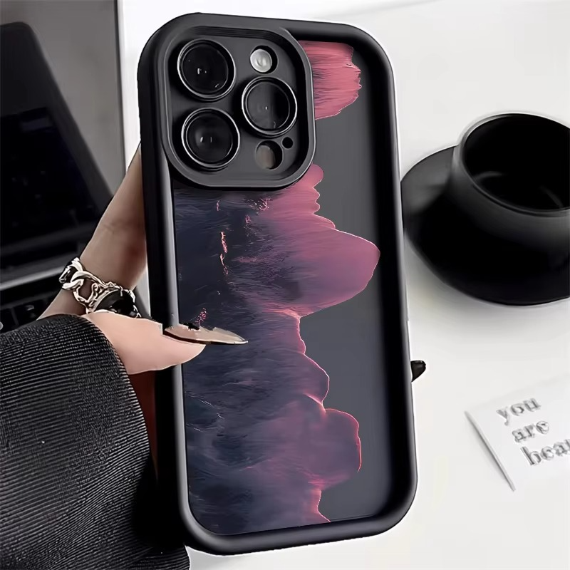Luxury iPhone Case Marble Pattern Soft TPU Silicone — Shockproof, Anti-Fingerprint, Anti-Scratch, Non-Slip, Lightweight Full Coverage Cover