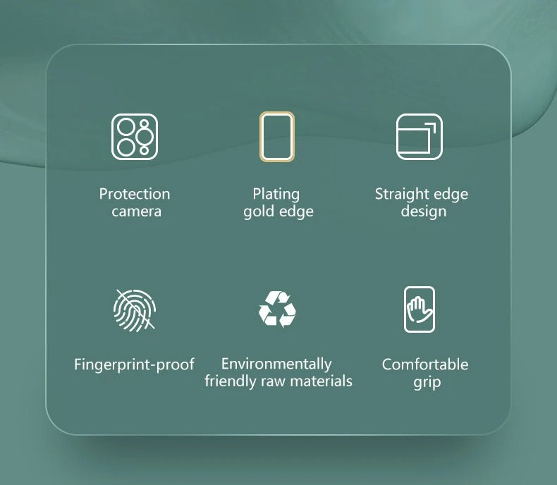 Luxury iPhone Case Solid Color Plating Cover — Soft Silicone Back, Slim Lightweight Design, Anti-Fingerprint Scratch-Resistant Finish, Stylish Minimalist Look