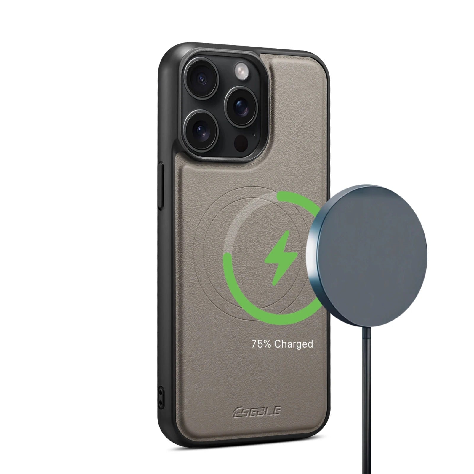 Luxury iPhone Case — 2-in-1 Detachable Magnetic Leather Wallet Cover with Card Holder Pocket and Shockproof Soft Protection