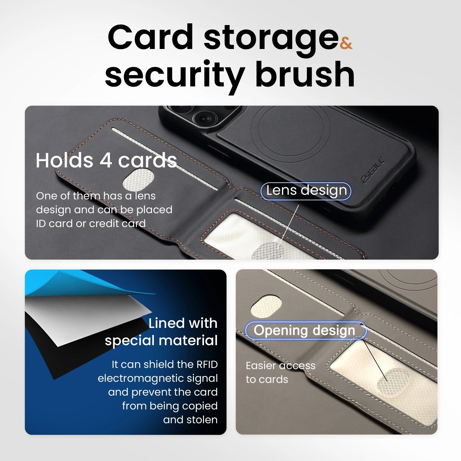 Luxury iPhone Case — 2-in-1 Detachable Magnetic Leather Wallet Cover with Card Holder Pocket and Shockproof Soft Protection